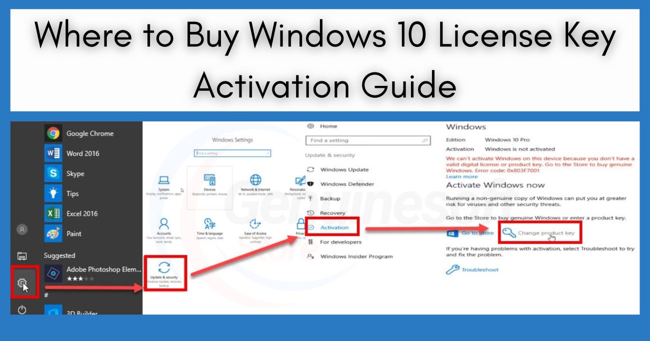 Windows 10 License Key Activation